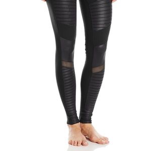 Alo Yoga Black Moto Leggings size M